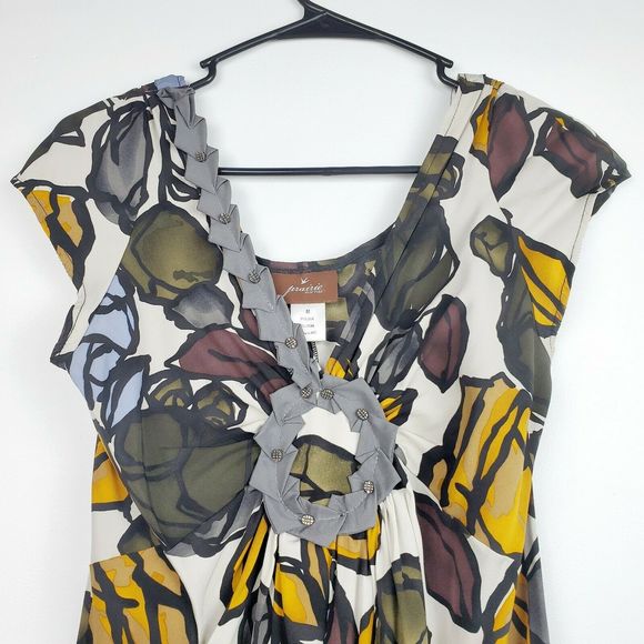 Prairie New York Lagenlook Silk Dress USA Med EUC - Picture 2 of 8